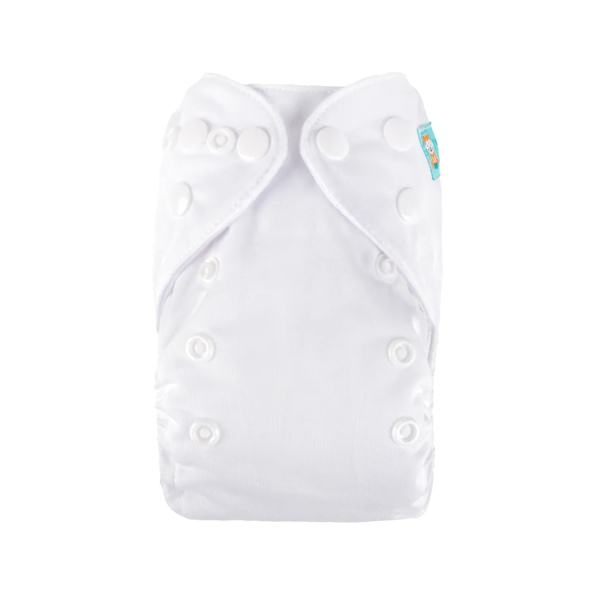 Recien Nacido Blanco Pañal de Tela Recién Nacido Alva Baby - Blanco - Imagen 1