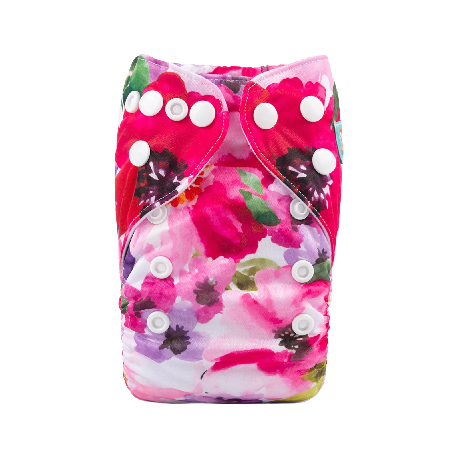 Pañal de Tela Recién Nacido Alva Baby - Flores - Imagen 1