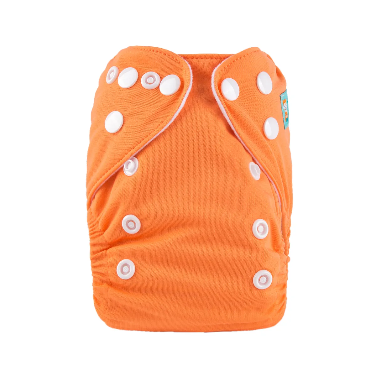 Pañal de Tela Recién Nacido Alva Baby - Naranja - Imagen 1