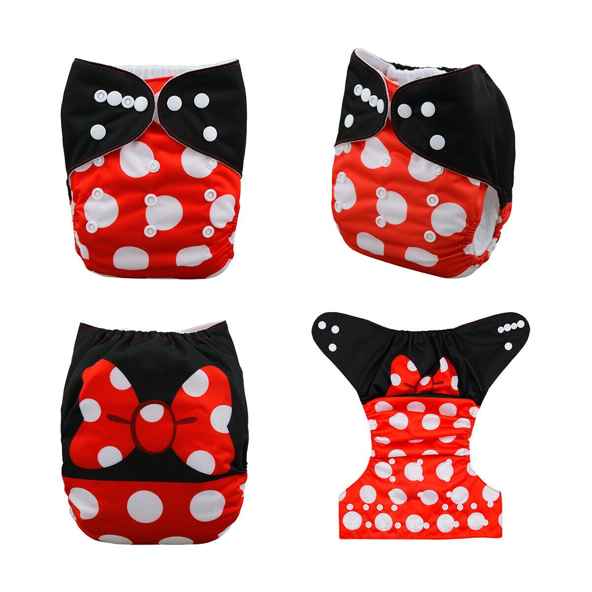 YD70 Pañal de Tela Unitalla Alva Baby - Minnie - Est de Edición Especial - Llegada 30 Julio aprox - Imagen 1
