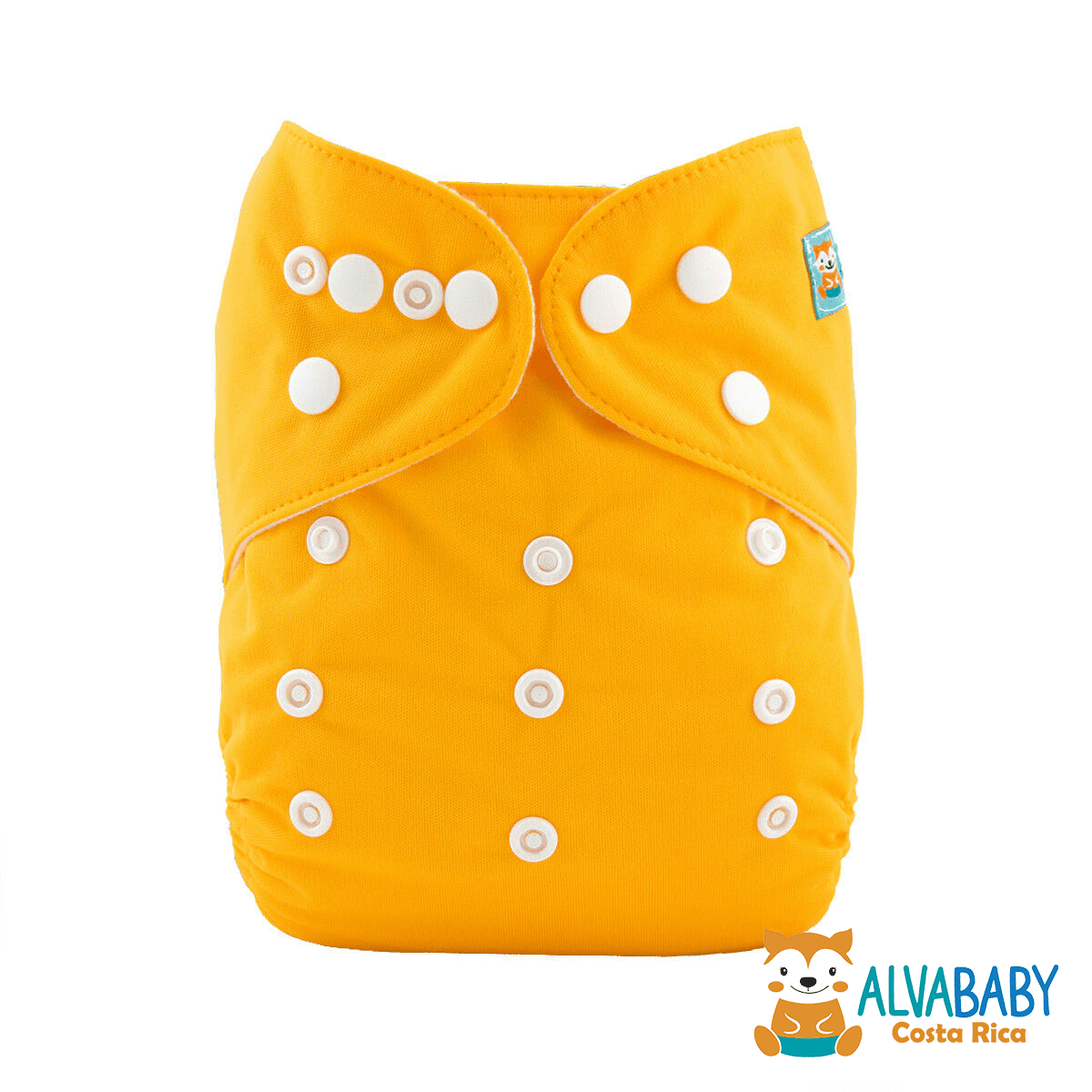 Pañal de Tela Unitalla Alva Baby Liso - Amarillo Girasol - Llegada 30 Julio aprox - Imagen 1