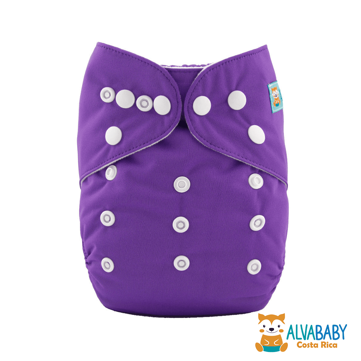 Pañal de Tela Unitalla Alva Baby Liso - Morado - Llegada 30 Julio aprox - Imagen 1
