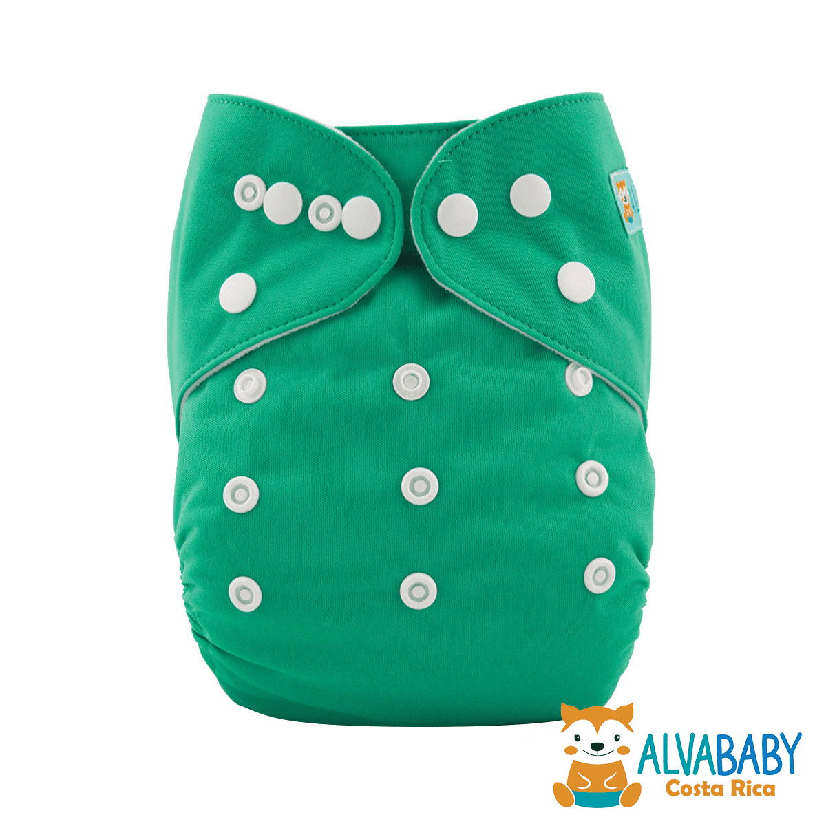 Pañal de Tela Unitalla Alva Baby Liso - Verde Jade - Llegada 30 Julio aprox - Imagen 1