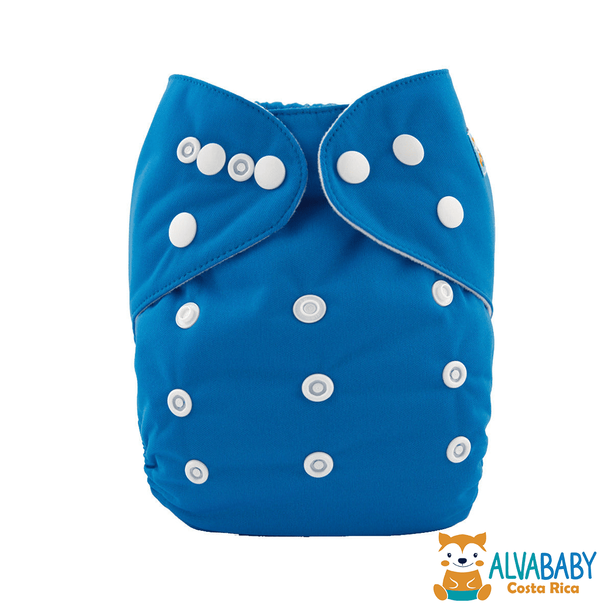 Pañal de Tela Unitalla Alva Baby Liso - Azul - Llegada 30 Julio aprox - Imagen 1