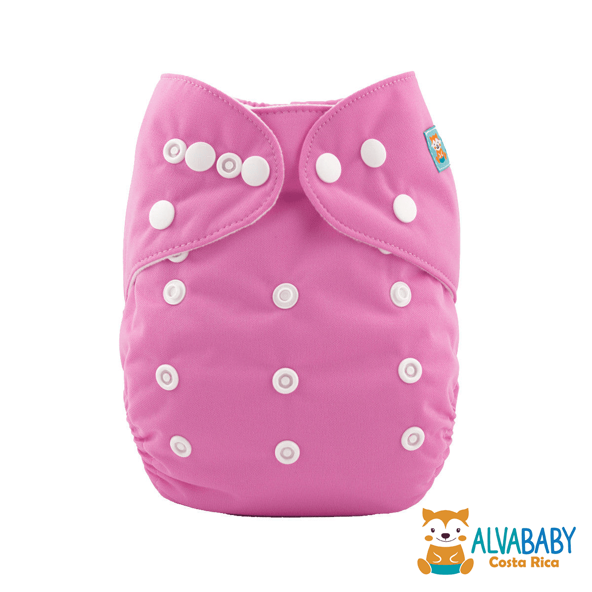 Pañal de Tela Unitalla Alva Baby Liso - Rosa Chicle - Llegada aprox 30 Julio aprox - Imagen 1