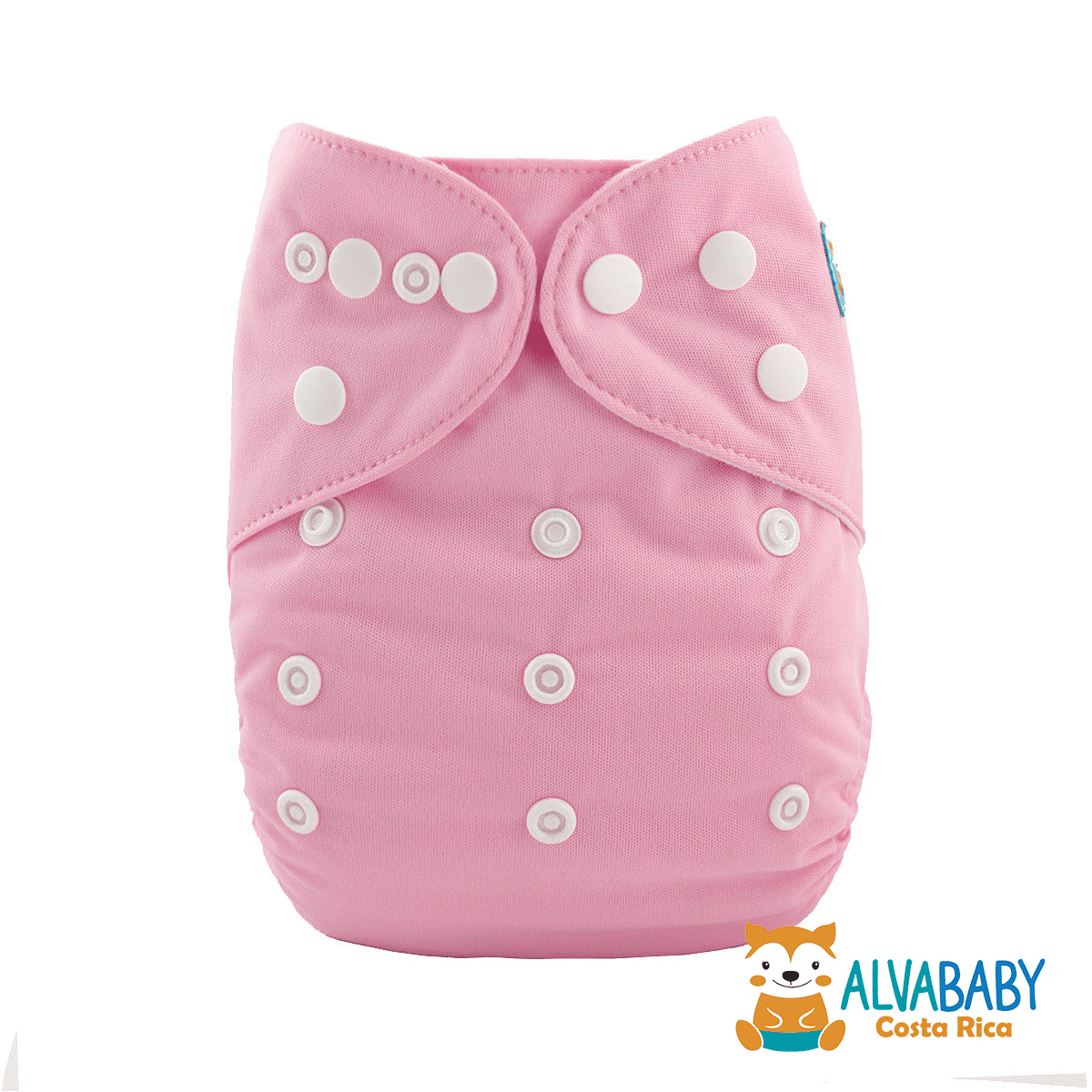 Pañal de Tela Unitalla Alva Baby Liso - Rosa - Llegada 10 Agosto aprox - Imagen 1