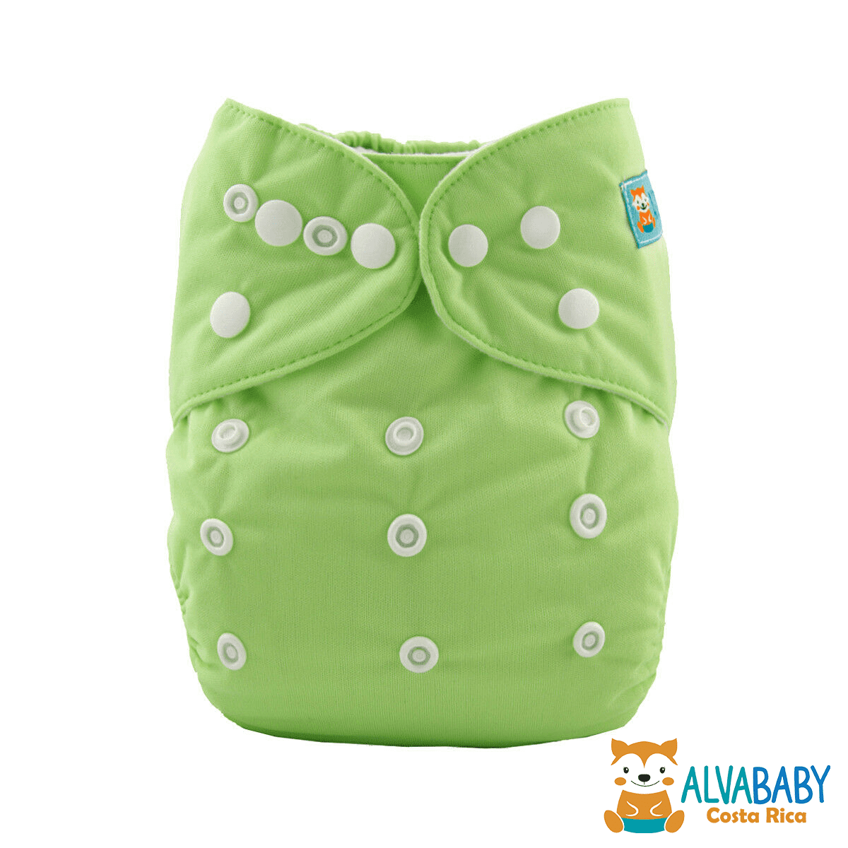 verde pastel Pañal de Tela Unitalla Alva Baby Liso - Verde Pastel - Llegada 10 Agostoo aprox - Imagen 1