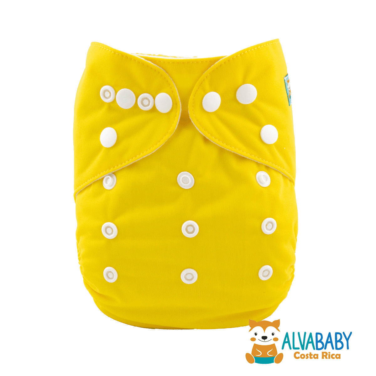 Pañal de Tela Unitalla Alva Baby Liso - Amarillo - Llegada 30 Julio aprox - Imagen 1