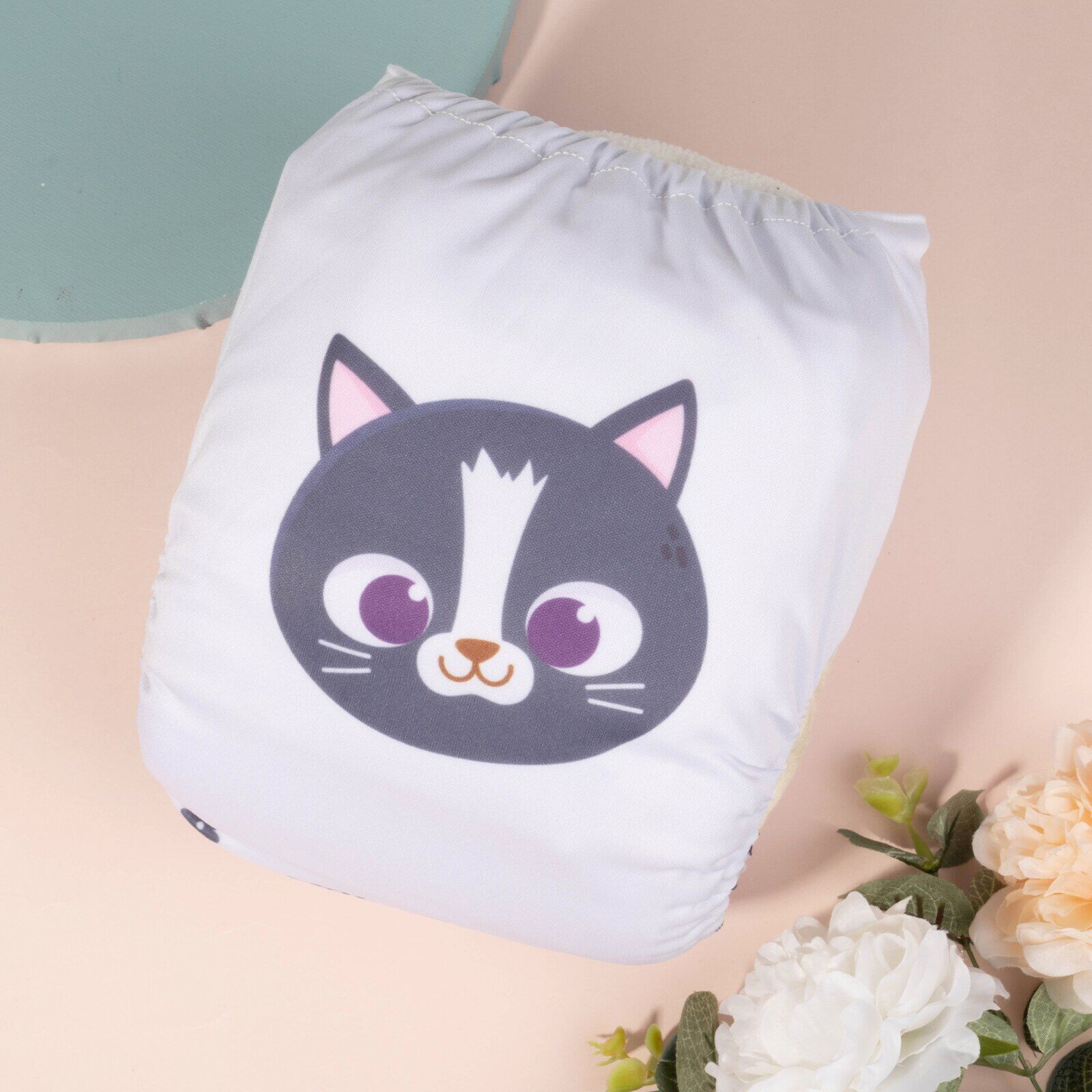 Pañal de Tela Unitalla Alva Baby - Est de Edición Especial - Gatito - Llegada 30 Julio aprox - Imagen 1