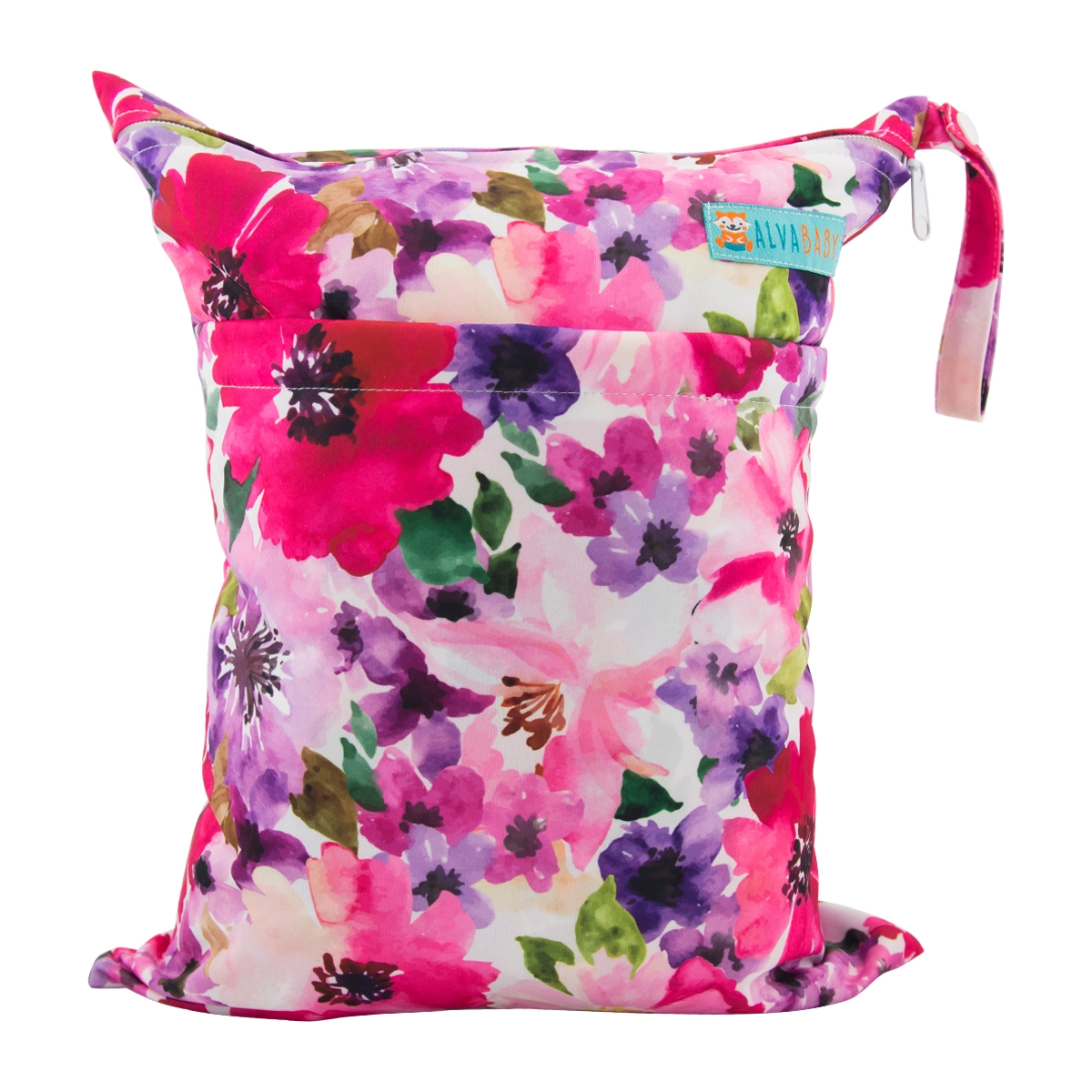 WetBag - Bolsa para almacenar Pañales Sucios - Capacidad 7 a 9 Pañales - Flores - Imagen 1