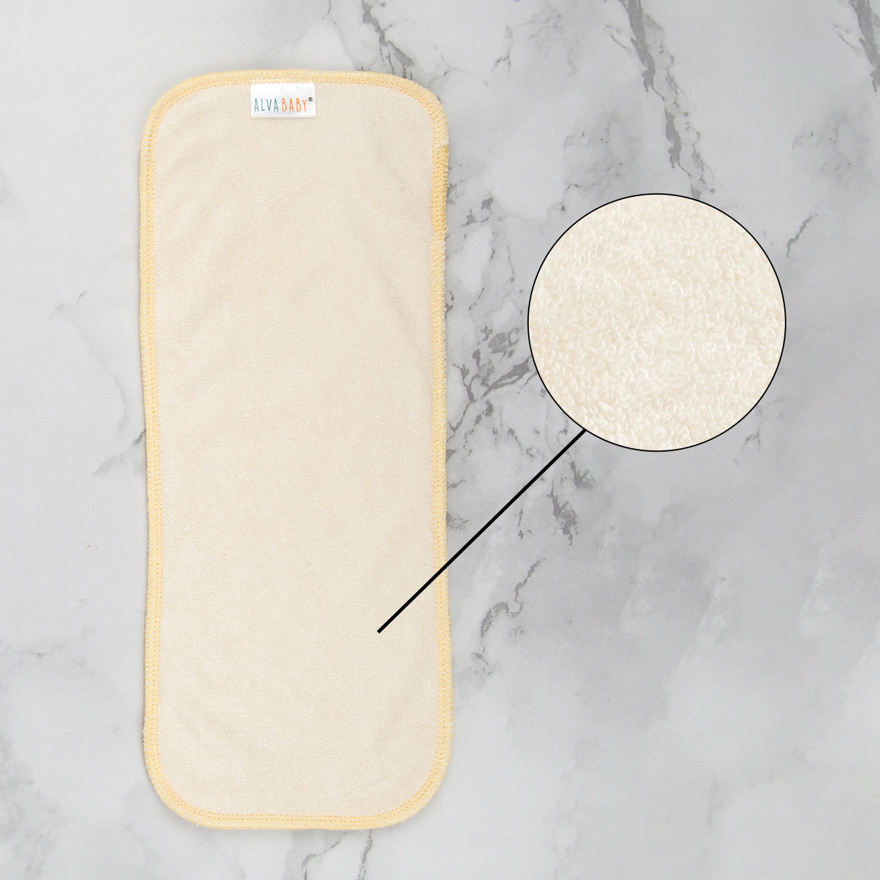 Inserto Absorbente de 3 capas de 100% bamboo - Ultra Delgado - Tamaño Standard - Imagen 1