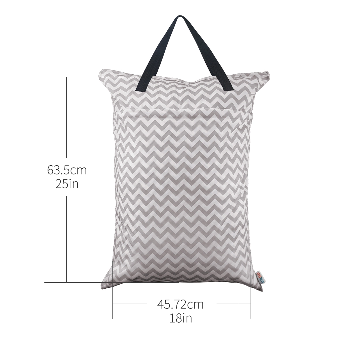 WetBag - Bolsa para almacenar Pañales Sucios - Capacidad 20 a 25 Pañales - Imagen 1