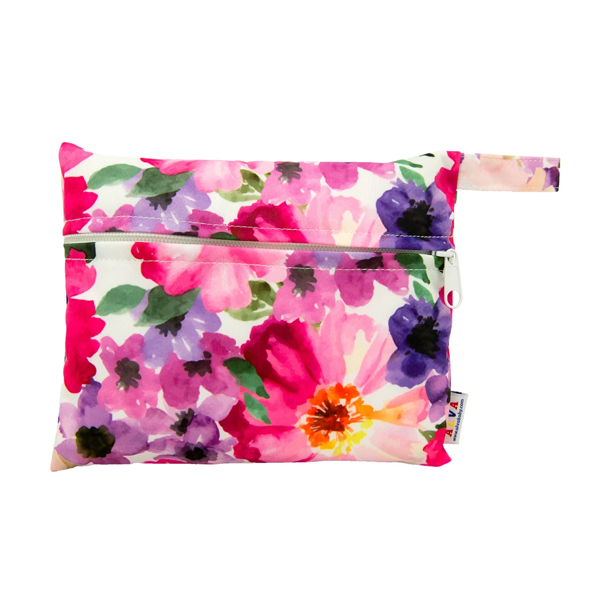 Mini Wet Bag Flores Rosa Mini WetBag - Bolsa para almacenar Accesorios Húmedos - Flores Rosa - Imagen 1