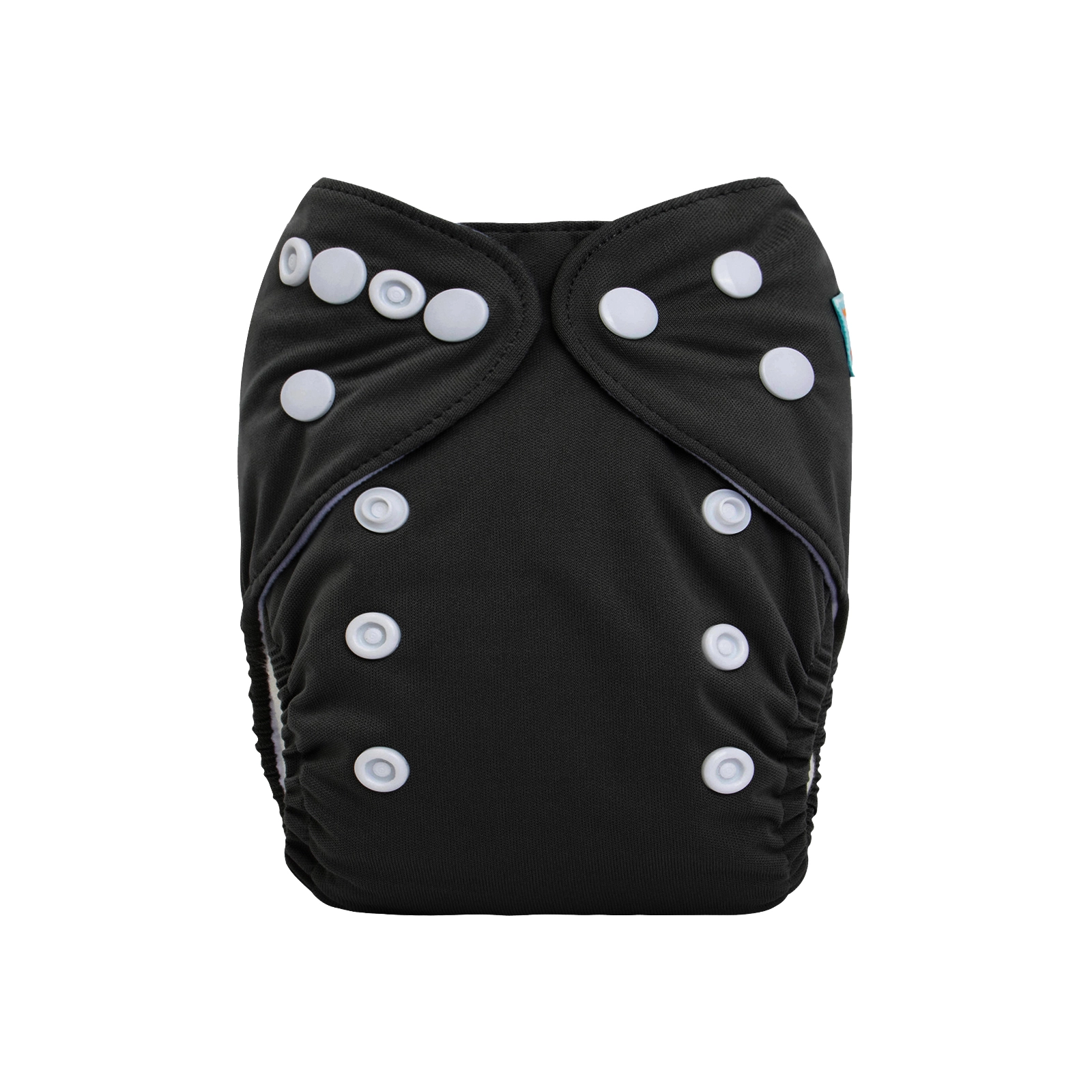 Pañal de Tela Recién Nacido Alva Baby - Negro - Imagen 1