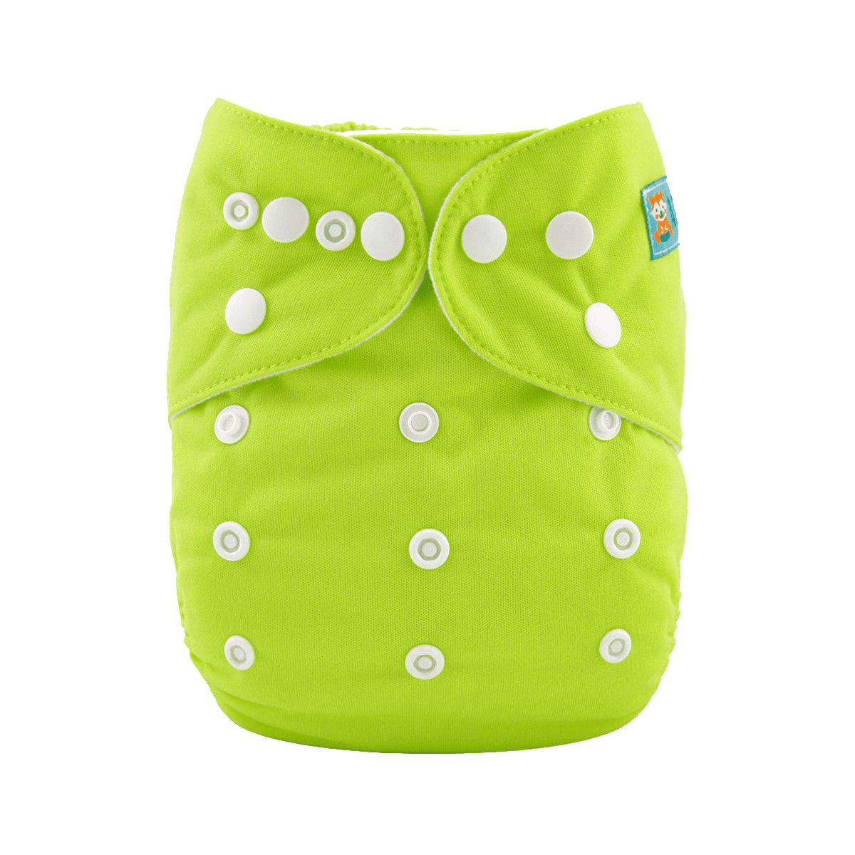 Verde Neon Pañal de Tela Unitalla Alva Baby Liso - Verde Neón - Llegada 30 Julio aprox - Imagen 1