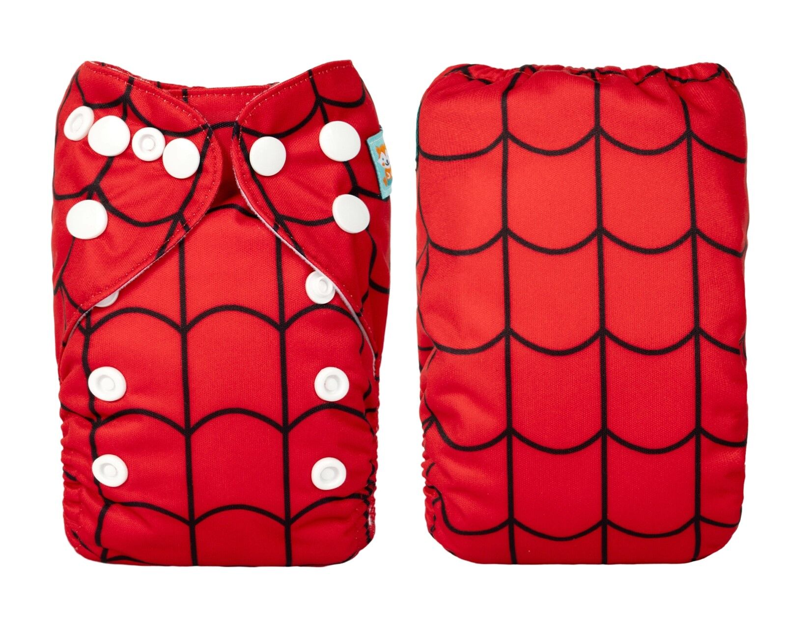 Pañal de Tela Recién Nacido Alva Baby - Todo en 1 - Spiderman - Imagen 1