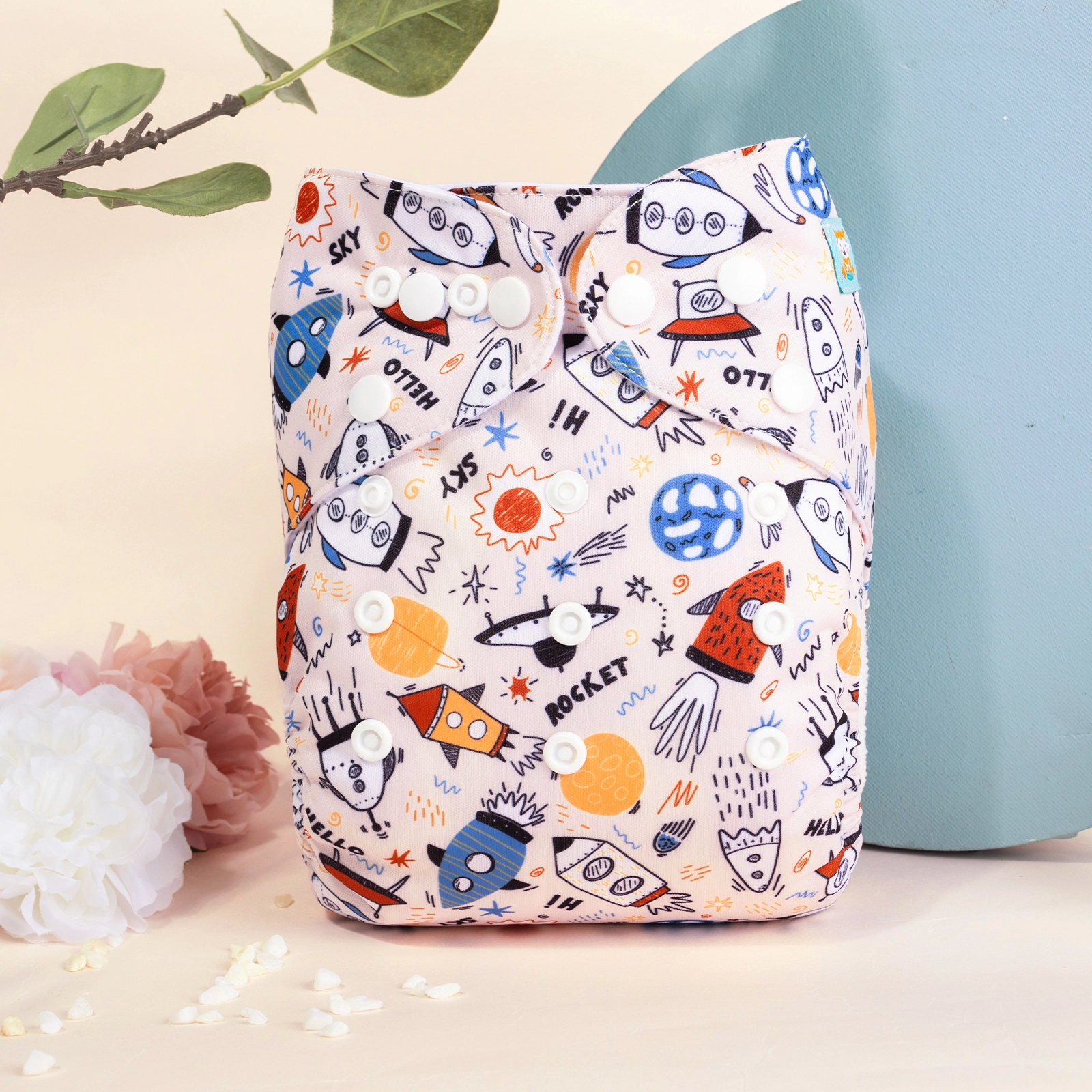 Pañal de Tela Unitalla Alva Baby - Todo en 1 (Absorbente Cosido) Pre-Venta - Llegada 30 Julio aprox - Imagen 1