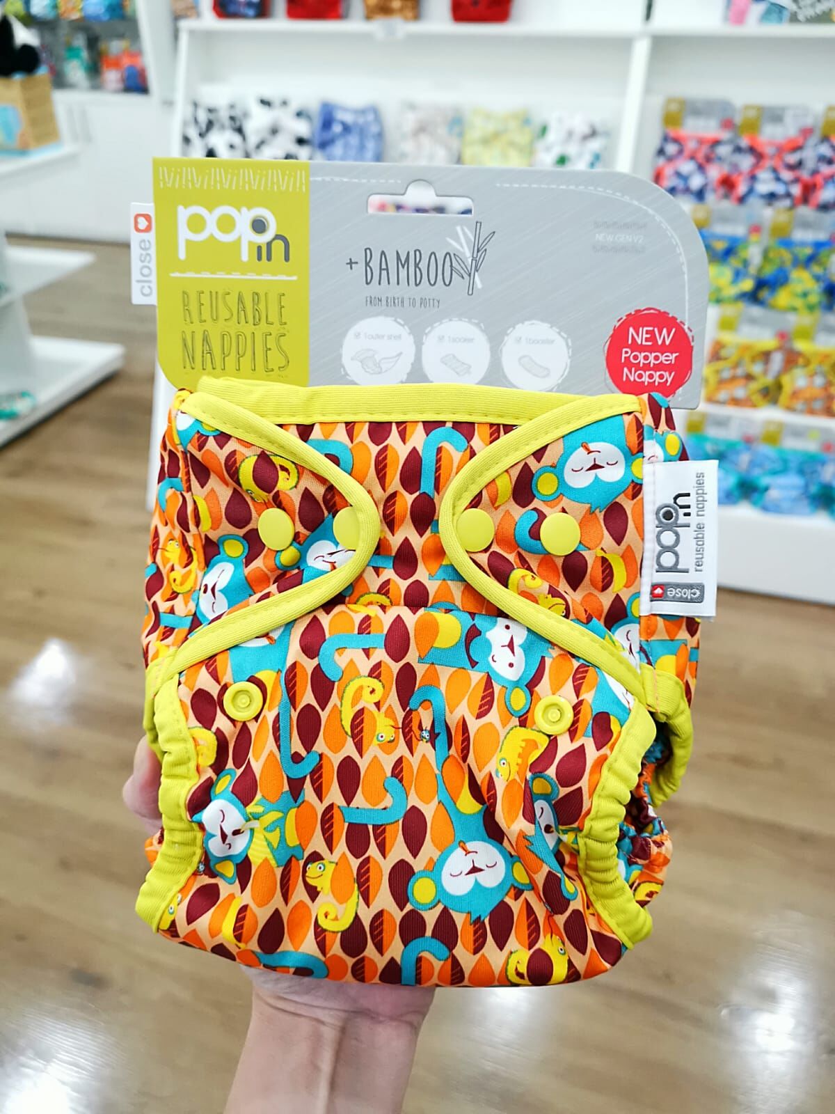 Pañal de Tela Unitalla Pop In Broches - Broches - Imagen 1