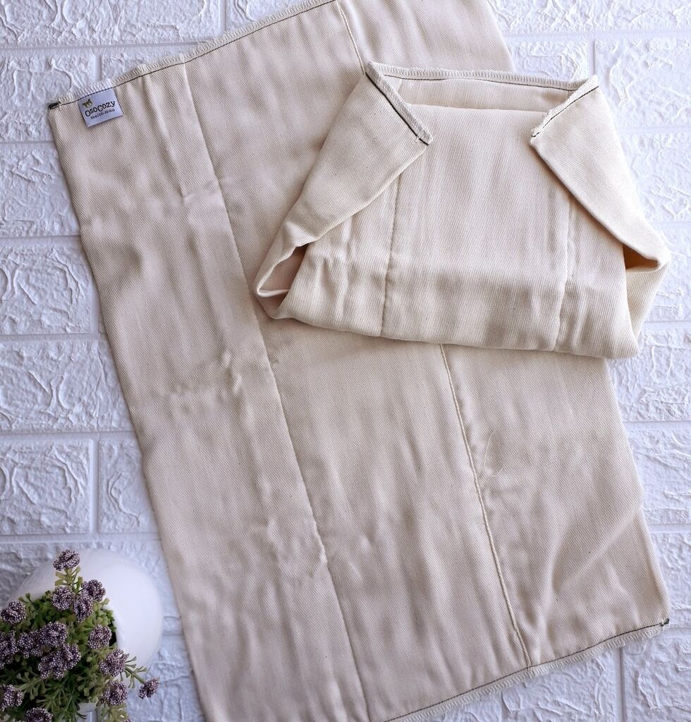 Absorbente Predoblado de Algodón Orgánico- OsoCozy - Grande Talla 2 - Imagen 1