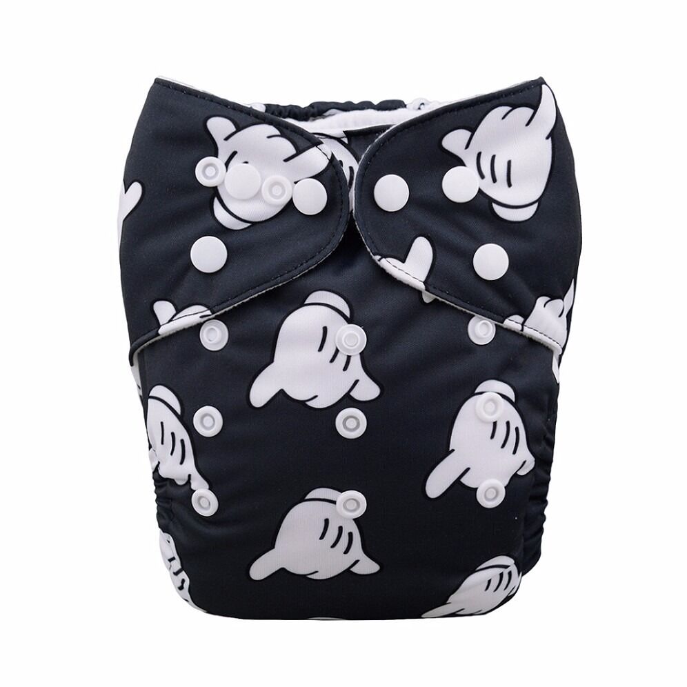 H064A Pañal de Tela Unitalla Alva Baby - Manitas Mickey - Llegada 16 Agosto Aprox - Imagen 1