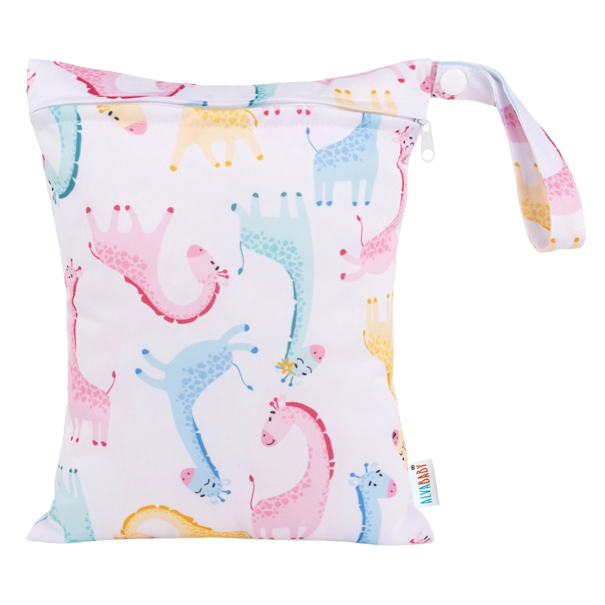 WetBag Pequeña - Capacidad 2 Pañales aprox - Bolsa para almacenar Pañales sucios - Dinos - Imagen 1