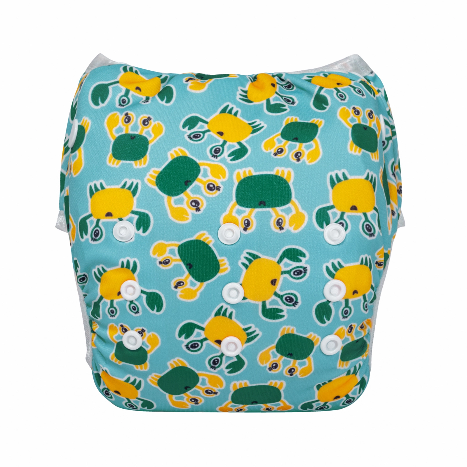 Pañal de Piscina y Playa Reutilizable -  Talla 0 a 18meses - Cangrejitos - Imagen 1